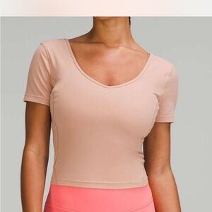 Lululemon align v neck crop top
